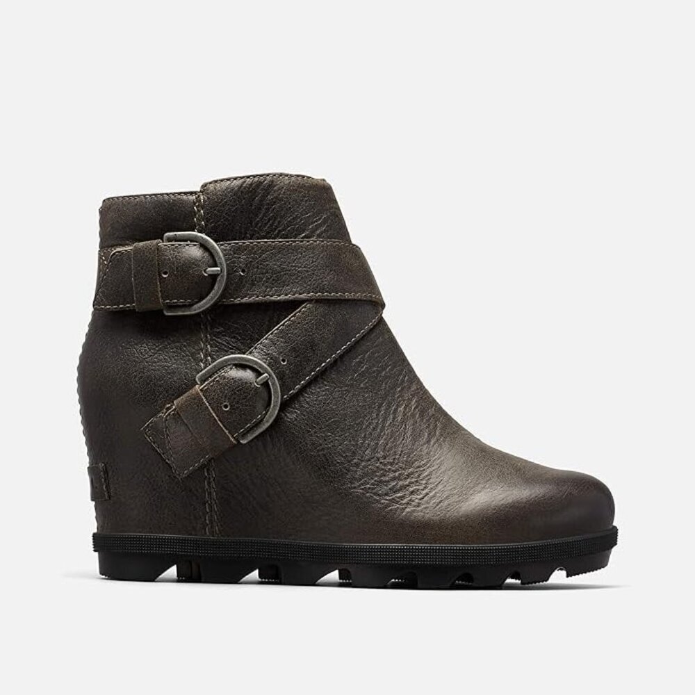 Sorel Women's Joan of Arctic Wedge II Buckle Boot Light Rain Waterproof SAVE $85